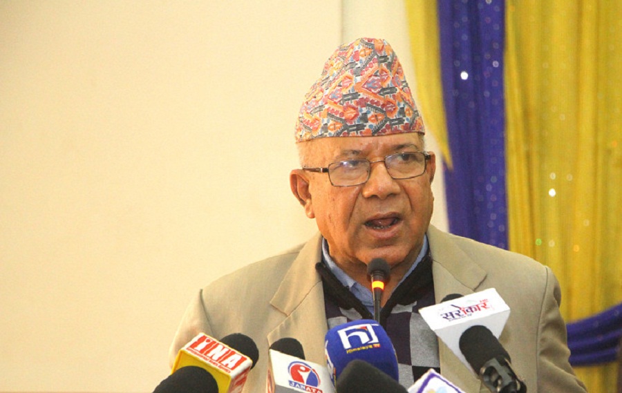 जसले हामीसँग टक्कर दिन्छ त्यो समाप्त हुन्छ : अध्यक्ष नेपाल